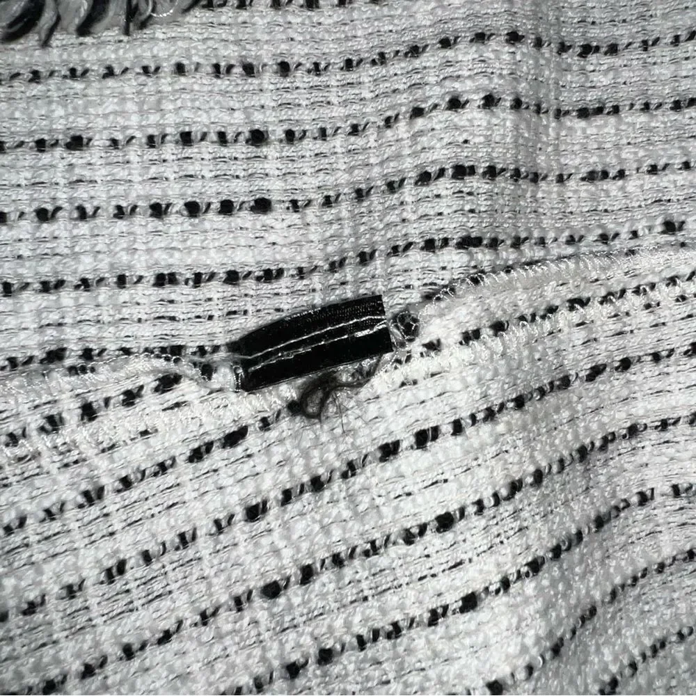 Rebecca Taylor Black and White Tweed Jacket - Picture 7 of 8